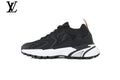 Louis Vuitton shoes for man  women Run Away Black White Sneaker