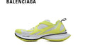 Balenciaga Running Sneakers in White and Fluorescent Yellow