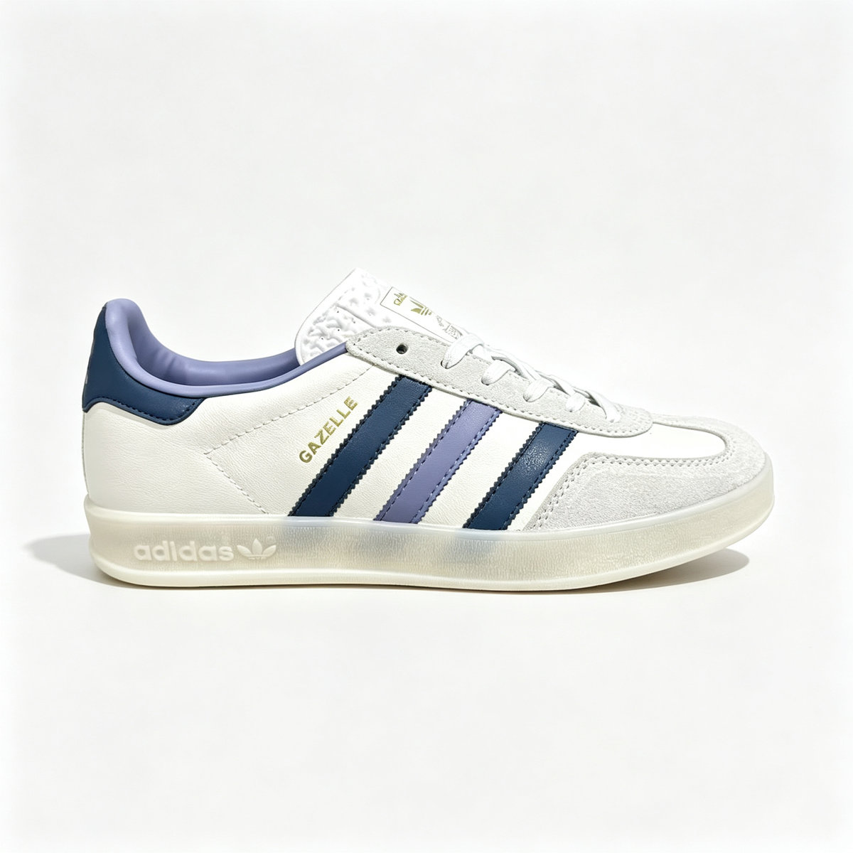 adidas samba  women's shoes  men's samba sneakers adidas samba 'Off White / Dark Blue / Purple'