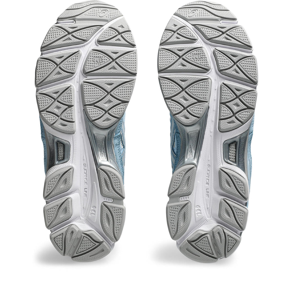 Asics womens shoes  neutral running shoes mens  sneakers Gel-Nimbus 24 – White/Light Blue Sneaker